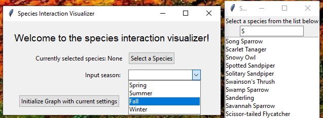 user interface